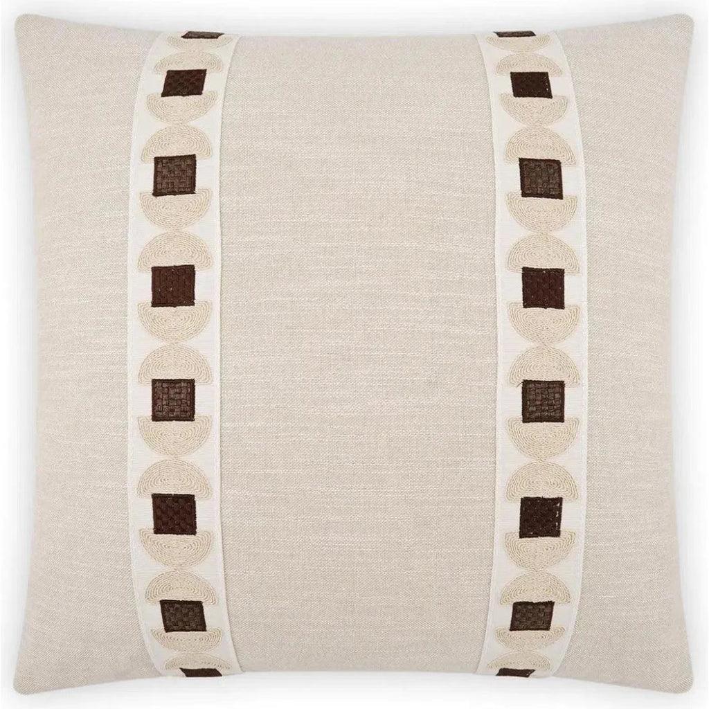 Demeter Brown Throw Pillow With Insert - LOOMLAN - D.V. Kap - Throw Pillows