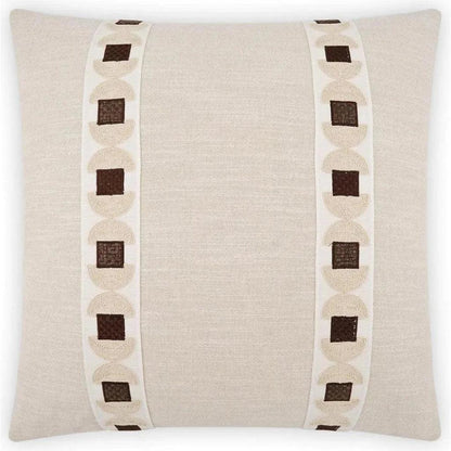 Demeter Brown Throw Pillow With Insert - LOOMLAN - D.V. Kap - Throw Pillows