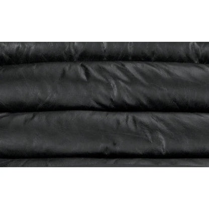 Demeter Chair, Metal and Leather - LOOMLAN - Noir - Accent Chairs