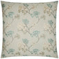 Demi Caribe Floral Mist Tan Large Throw Pillow Insert - LOOMLAN - D.V. Kap - Throw Pillows