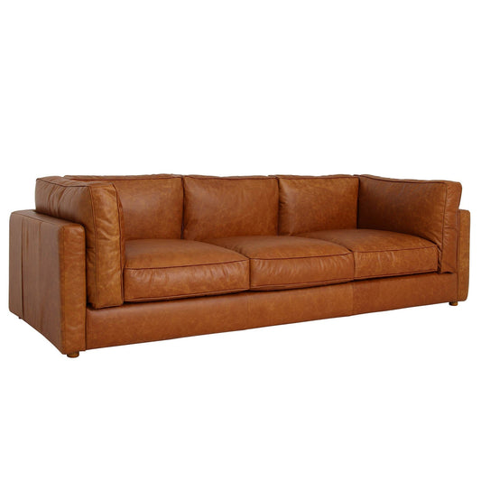 Den Top Grain Leather Sofa