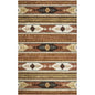 Deni Rust Round Area Rugs For Dining Room - LOOMLAN - LOOMLAN - Area Rugs