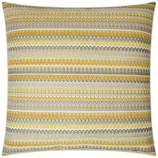 Denmark Lemon Global Yellow Large Throw Pillow Insert - LOOMLAN - D.V. Kap - Throw Pillows