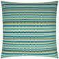 Denmark Peacock Teal Large Throw Pillow Insert - LOOMLAN - D.V. Kap - Throw Pillows