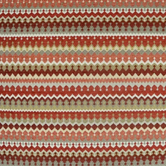 Denmark Sienna Global Red Large Throw Pillow Insert - LOOMLAN - D.V. Kap - Throw Pillows