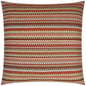 Denmark Sienna Global Red Large Throw Pillow Insert - LOOMLAN - D.V. Kap - Throw Pillows