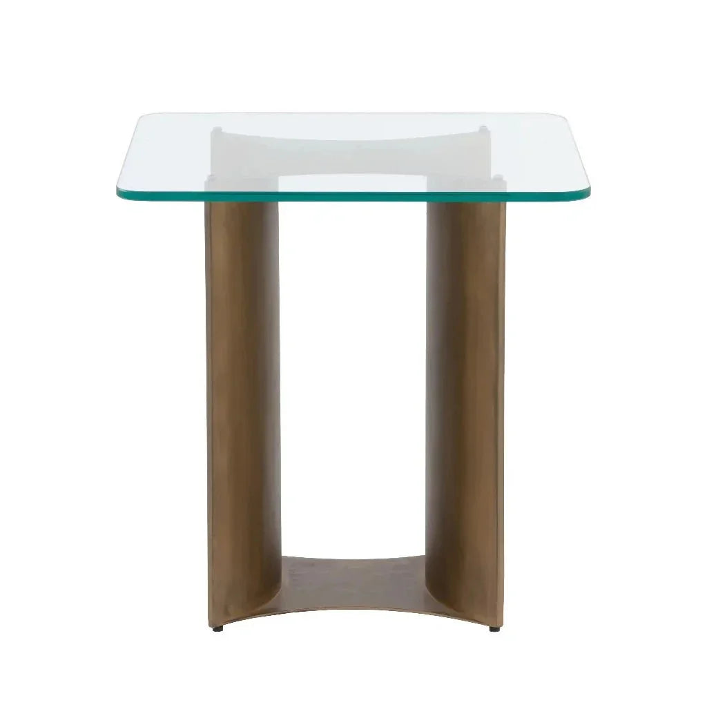 Denver Iron Based Rectangular Side Table - LOOMLAN - SUNPAN - Side Tables