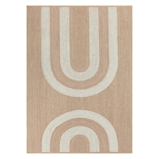 Derby Hand-Woven Performance Fabric Sand Rug-Outdoor Rugs-SUNPAN-LOOMLAN