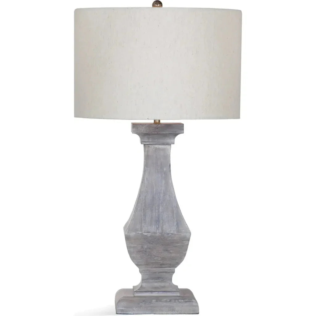 Derek Wood Grey Table Lamp - LOOMLAN - Bassett Mirror - Table Lamps