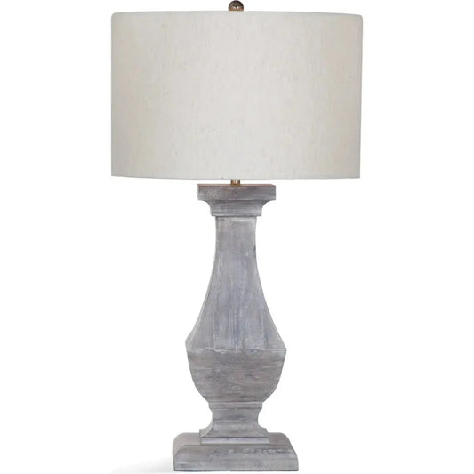 Derek Wood Grey Table Lamp - LOOMLAN - Bassett Mirror - Table Lamps