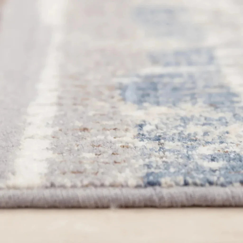 Dero Stripe Blue Large Area Rugs For Living Room - LOOMLAN - LOOMLAN - Area Rugs