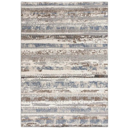 Dero Stripe Blue Large Area Rugs For Living Room - LOOMLAN - LOOMLAN - Area Rugs