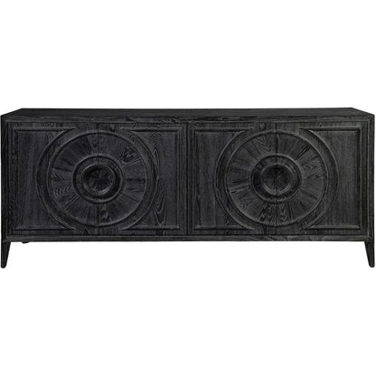 Deroche Wooden Black Sideboard - LOOMLAN - Furniture Classics - Sideboards