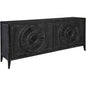 Deroche Wooden Black Sideboard - LOOMLAN - Furniture Classics - Sideboards