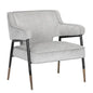 Derome Leather Unique Lounge Chair - LOOMLAN - SUNPAN - Accent Chairs