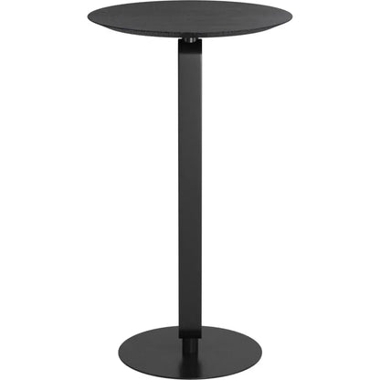 Derry Black Round Bar Table - LOOMLAN - Zuo Modern - Bar Tables