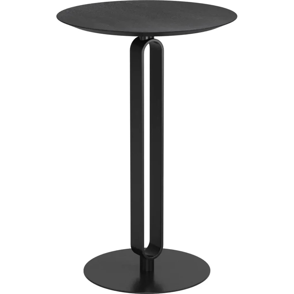 Derry Black Round Counter Table - LOOMLAN - Zuo Modern - Counter Tables