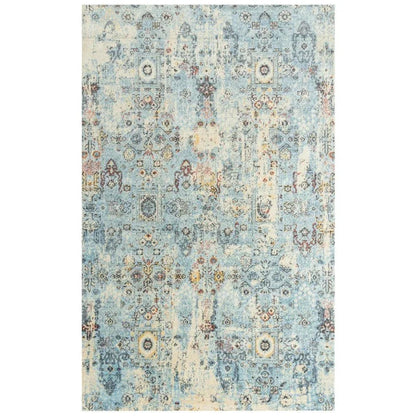 Deru Blue/ Beige Large Area Rugs For Living Room - LOOMLAN - LOOMLAN - Area Rugs