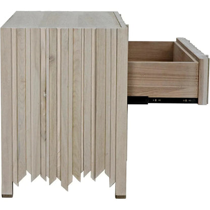 Desdemona Wood Chest With 3 Drawers - LOOMLAN - Noir - Chests