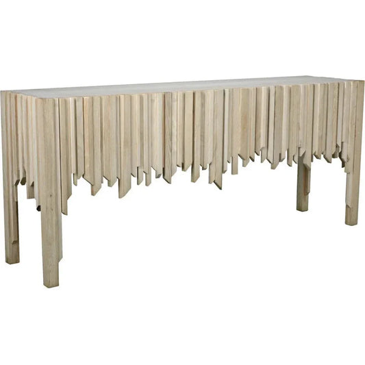 Desdemona Wood Sideboard with 3 Drawers - LOOMLAN - Noir - Sideboards