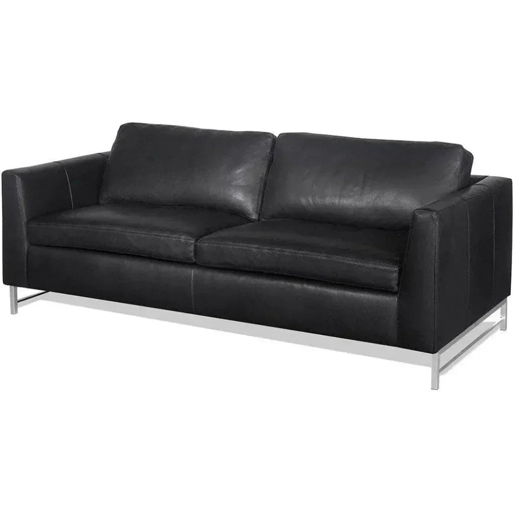 Desert Custom Oasis - Find Serenity on Leather Couch - LOOMLAN - Uptown Sebastian - Sofas & Loveseats