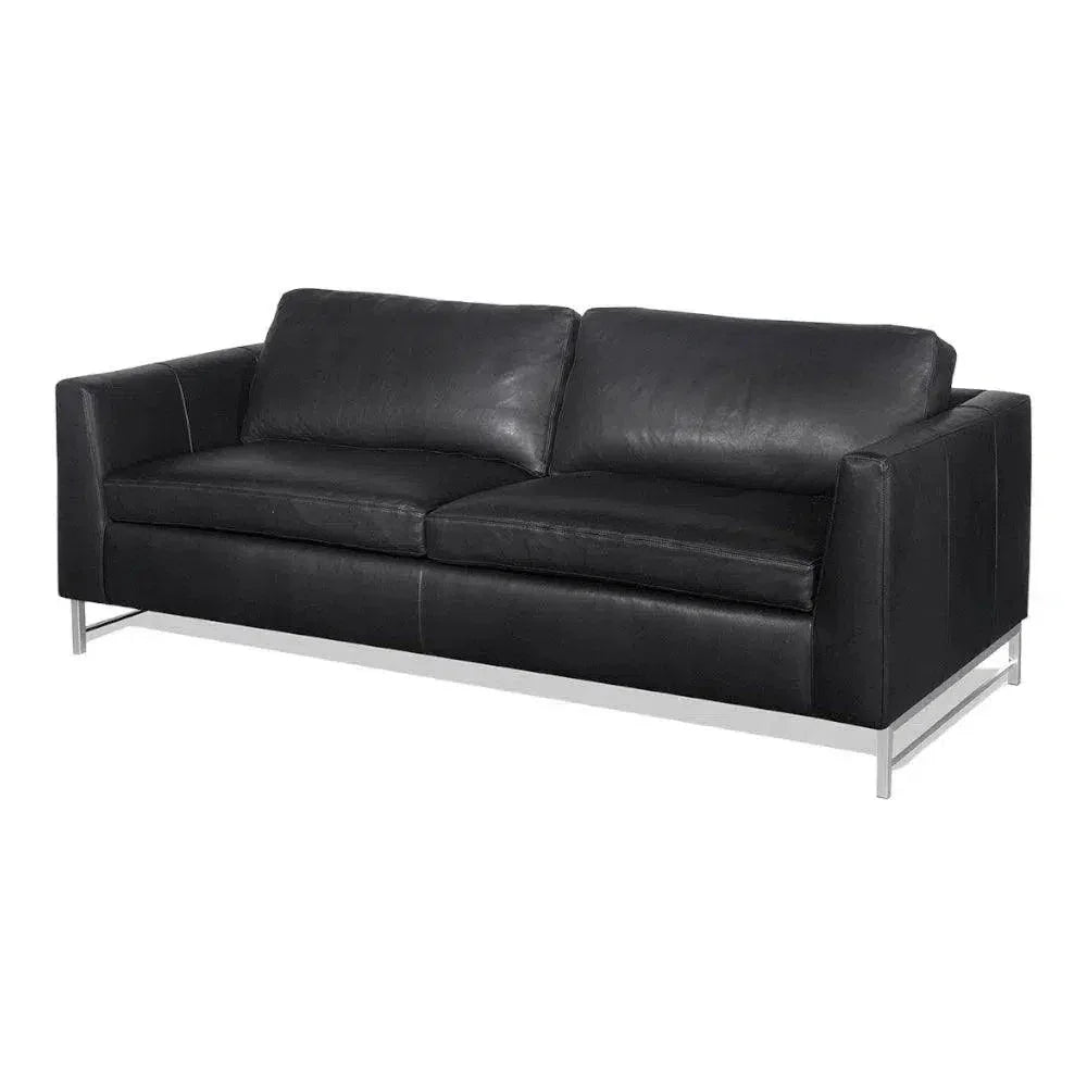 Desert Custom Oasis - Find Serenity on Leather Couch - LOOMLAN - Uptown Sebastian - Sofas & Loveseats