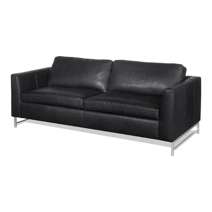 Desert Custom Oasis - Find Serenity on Leather Couch - LOOMLAN - Uptown Sebastian - Sofas & Loveseats