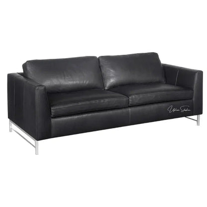 Desert Custom Oasis - Find Serenity on Leather Couch - LOOMLAN - Uptown Sebastian - Sofas & Loveseats