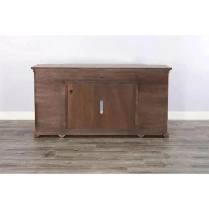 Desert Rock TV Console Only Light Brown - LOOMLAN - Sunny D - TV Stands & Media Centers