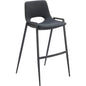 Desi Barstool (Set of 2) Black - LOOMLAN - Zuo Modern - Bar Stools