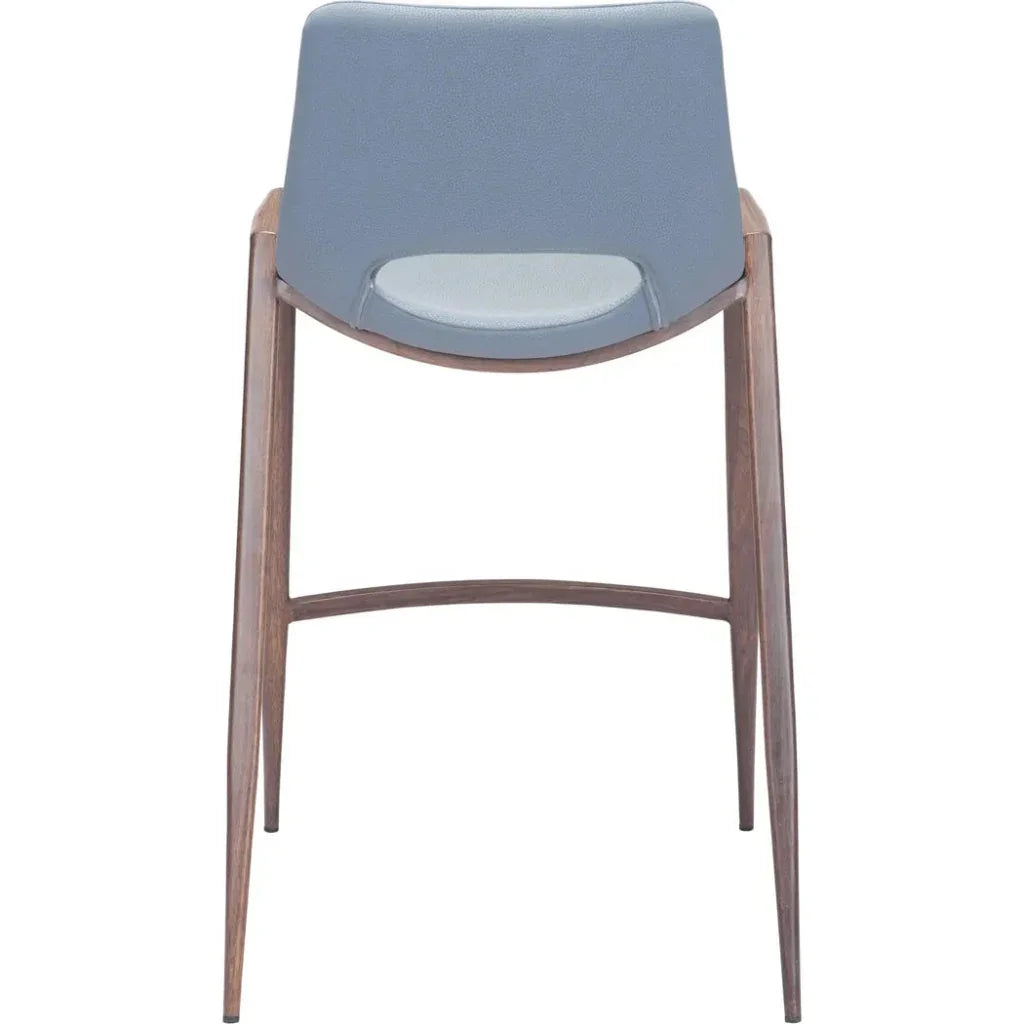 Desi Counter Chair (Set of 2) Gray - LOOMLAN - Zuo Modern - Counter Stools