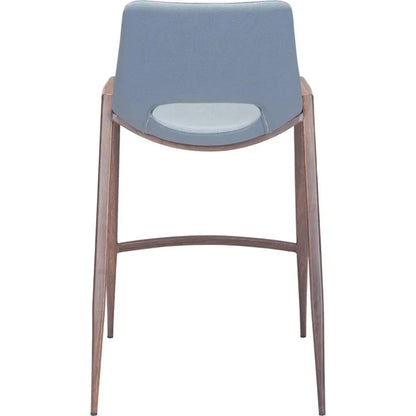 Desi Counter Chair (Set of 2) Gray - LOOMLAN - Zuo Modern - Counter Stools