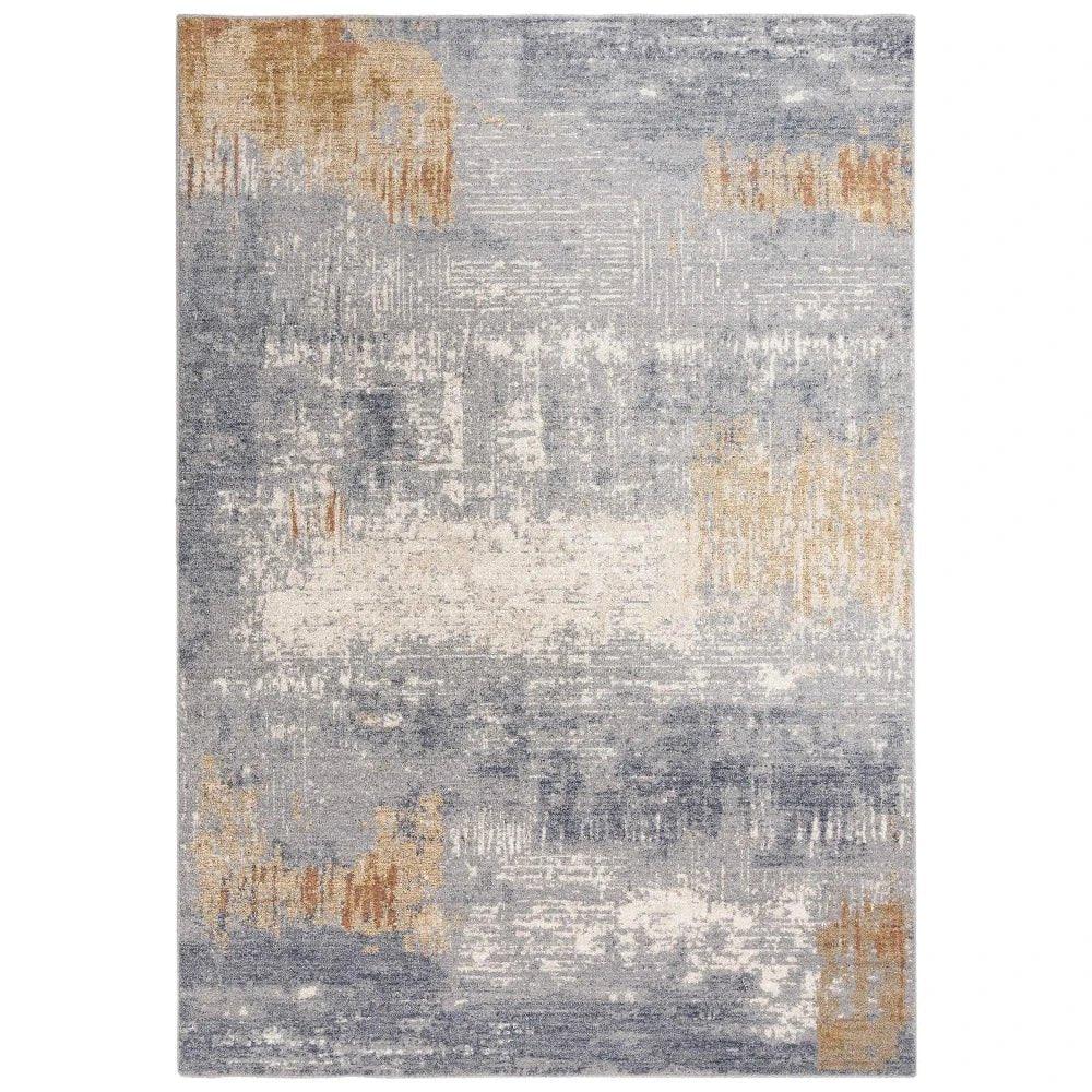 Desk Abstract Gray Large Area Rugs For Living Room - LOOMLAN - LOOMLAN - Area Rugs
