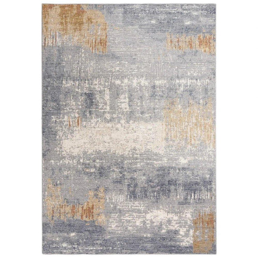 Desk Abstract Gray Large Area Rugs For Living Room - LOOMLAN - LOOMLAN - Area Rugs