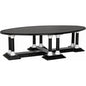 Desoto Coffee Table, Hand Rubbed Black & Solid White - LOOMLAN - Noir - Coffee Tables