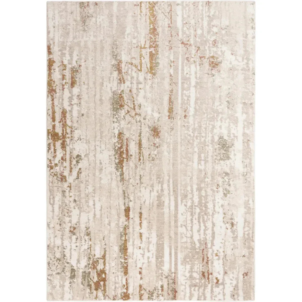 Deti Stripe Rust Large Area Rugs For Living Room - LOOMLAN - LOOMLAN - Area Rugs