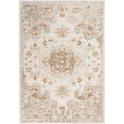 Deva Medallion Rust Large Area Rugs For Living Room - LOOMLAN - LOOMLAN - Area Rugs