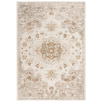 Deva Medallion Rust Large Area Rugs For Living Room - LOOMLAN - LOOMLAN - Area Rugs