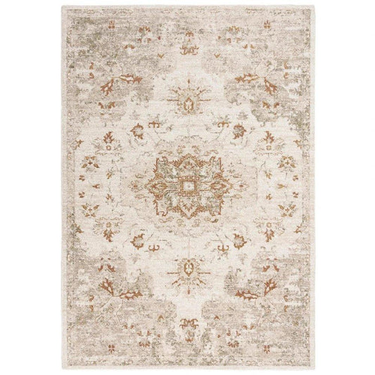 Deva Medallion Rust Large Area Rugs For Living Room - LOOMLAN - LOOMLAN - Area Rugs