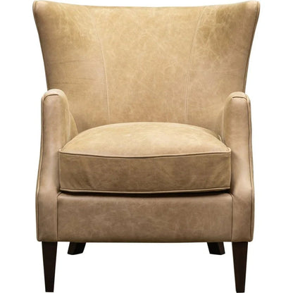 Deville Comfort Style Leather Chair - LOOMLAN - Olivia + Quinn - Club Chairs