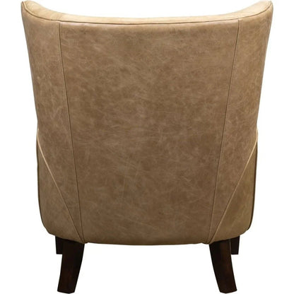 Deville Comfort Style Leather Chair - LOOMLAN - Olivia + Quinn - Club Chairs