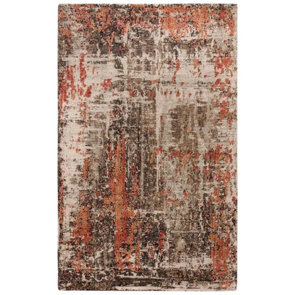 Dewy Abstract Brown Large Area Rugs For Living Room - LOOMLAN - LOOMLAN - Area Rugs
