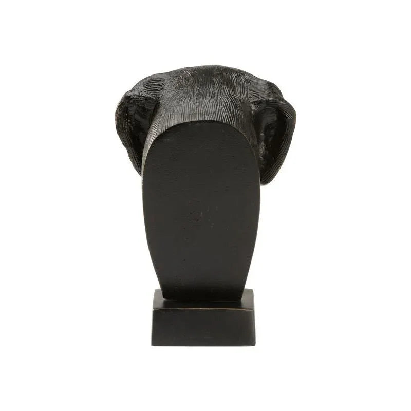 Dex Rustic Delightful Dog Head Sculpture - LOOMLAN - Wildwood - Statues & Sculptures