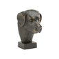 Dex Rustic Delightful Dog Head Sculpture - LOOMLAN - Wildwood - Statues & Sculptures