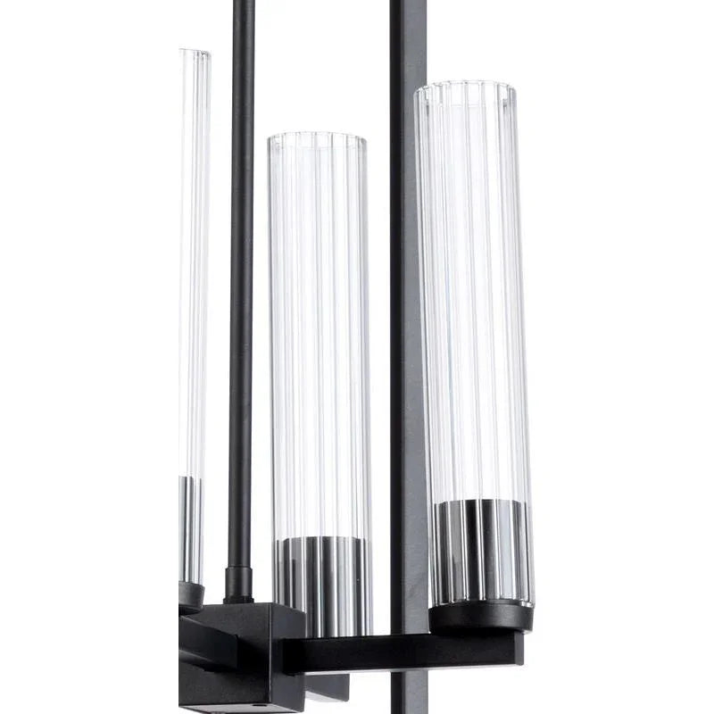 Dexter Iron And Glass Made Chandelier - LOOMLAN - Wildwood - Chandeliers