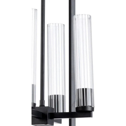 Dexter Iron And Glass Made Chandelier - LOOMLAN - Wildwood - Chandeliers