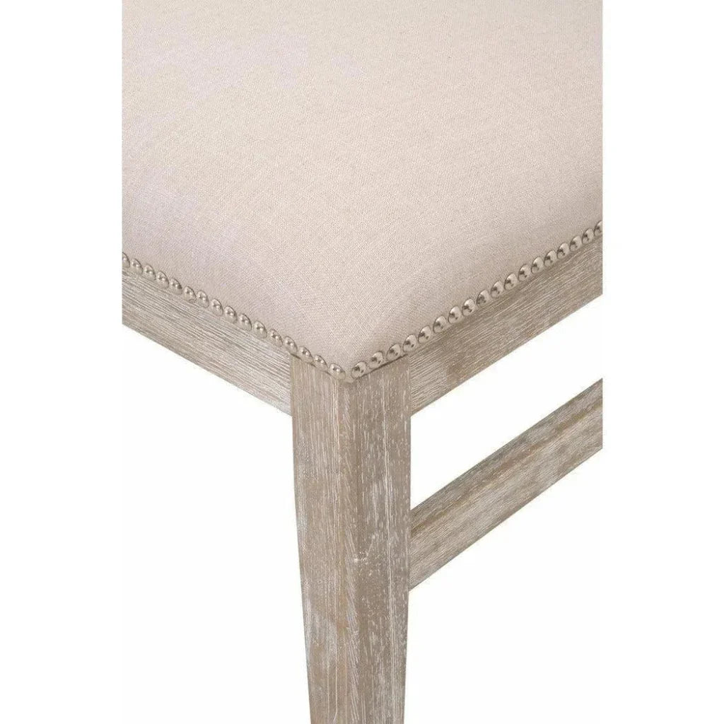 Dexter Dining Chair 2PC Stone Linen Natural Gray - LOOMLAN - Essentials For Living - Dining Chairs