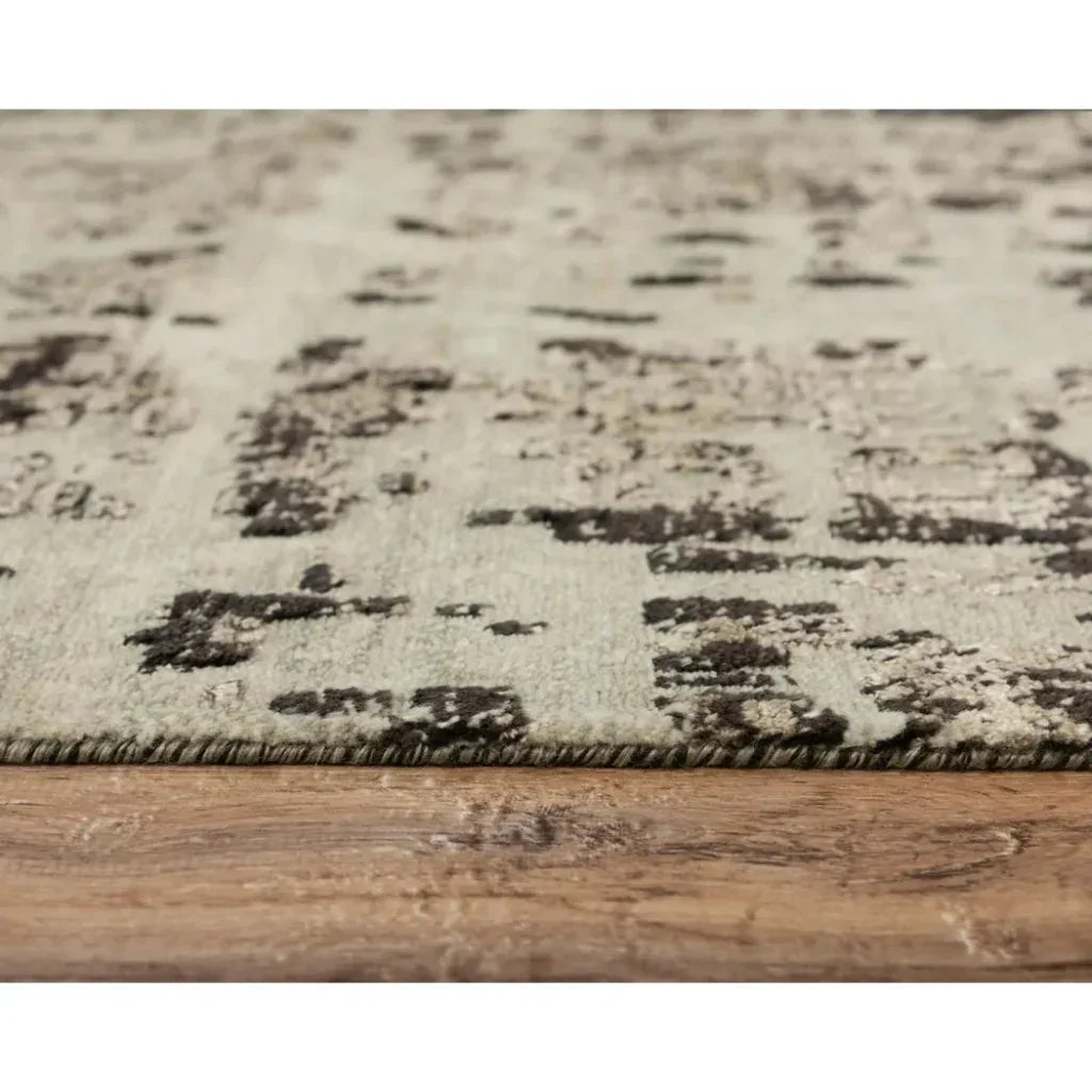 Dhan Abstract Green Large Area Rugs For Living Room - LOOMLAN - LOOMLAN - Area Rugs