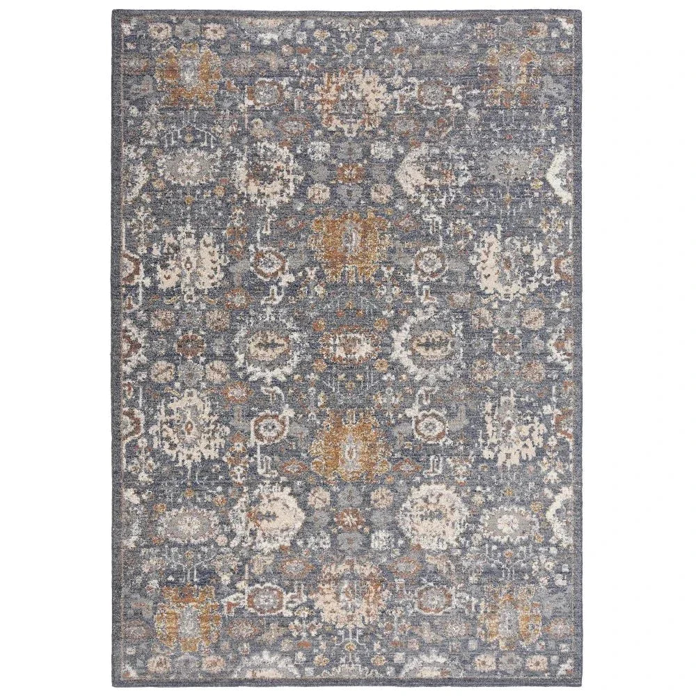 Dhar Persian Blue Large Area Rugs For Living Room - LOOMLAN - LOOMLAN - Area Rugs