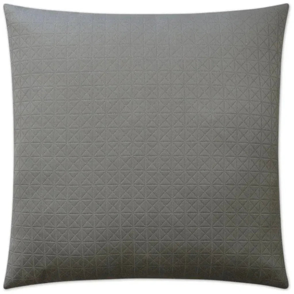 Diamante Truffle Grey Throw Pillow Insert - LOOMLAN - D.V. Kap - Throw Pillows